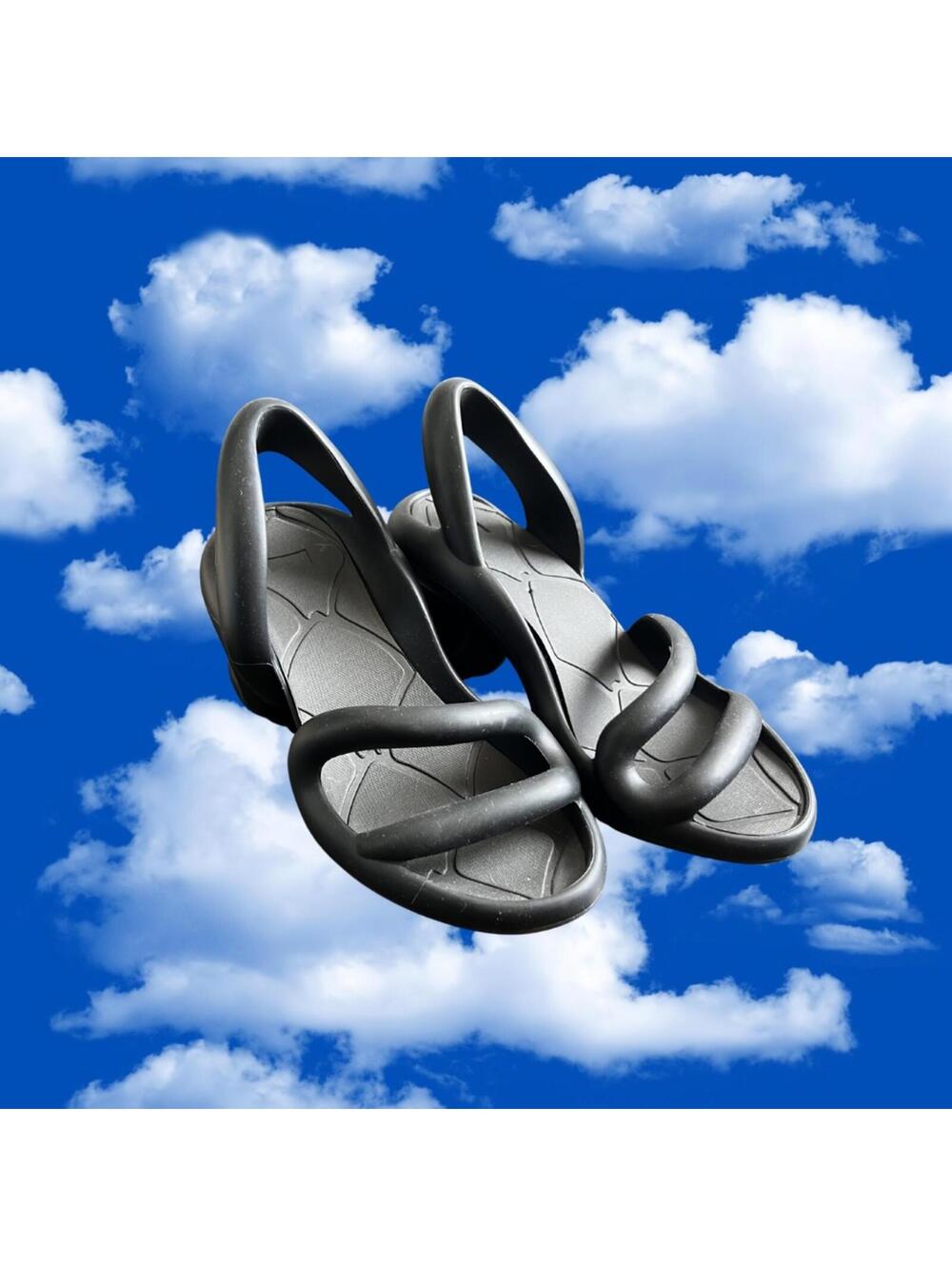 Camper Kobarah Black Sandals NEW Women's EU 36 NEVER WORN MSRP $225